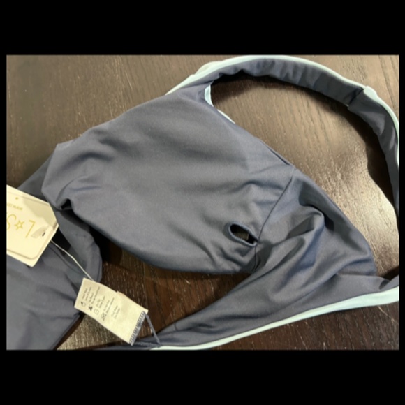 L*Space Lizzie Sunburst Bikini Top Slate, Wisteria, Pool Size L - NWT - Picture 10 of 14